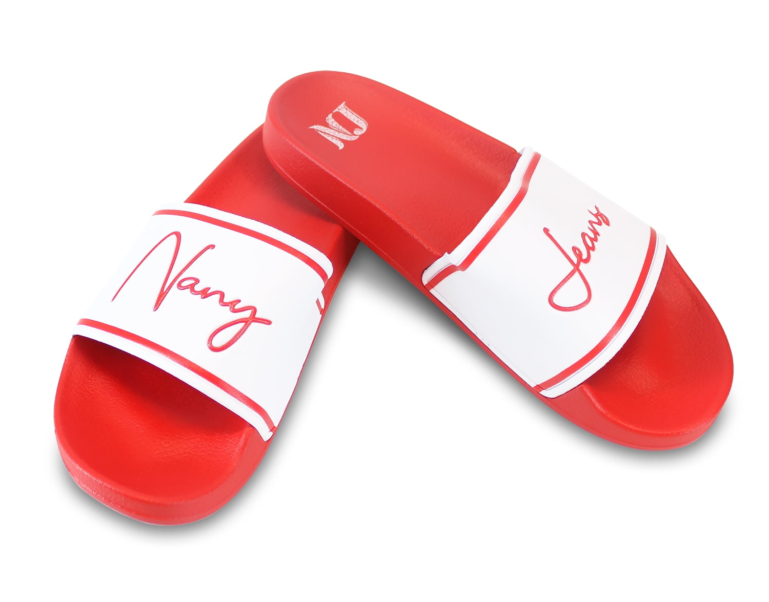 Nany Jeans Unisex Slide Sandals For Shower, Non Slip Shower Sandals For