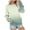 Mint Green, variant on VANLOFE Women's Long Sleeve Sweatshirt Women's Gradient Crewneck Sweatshirt Soft Fashion Sweatshirt for Women Blue Sweatshirt L