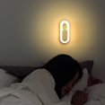 thumbnail image 2 of Luz nocturna con sensor de movimiento por inducción del cuerpo humano, linterna con batería recargable por USB, LED blanco cálido, adecuada para acampar, al aire libre, dormitorio, baño, 2 of 5