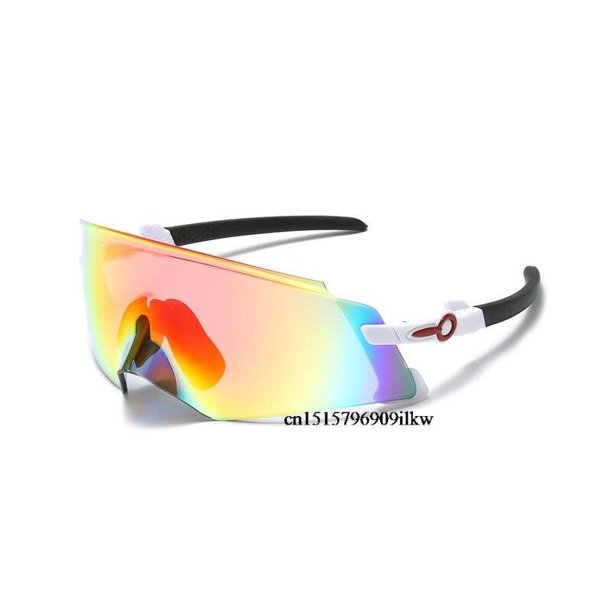 Gafas de sol deportivas para hombre y mujer, lentes de sol deportivas con diseño clásico de marca, a prueba de viento, UV400 qiuyongming unisex