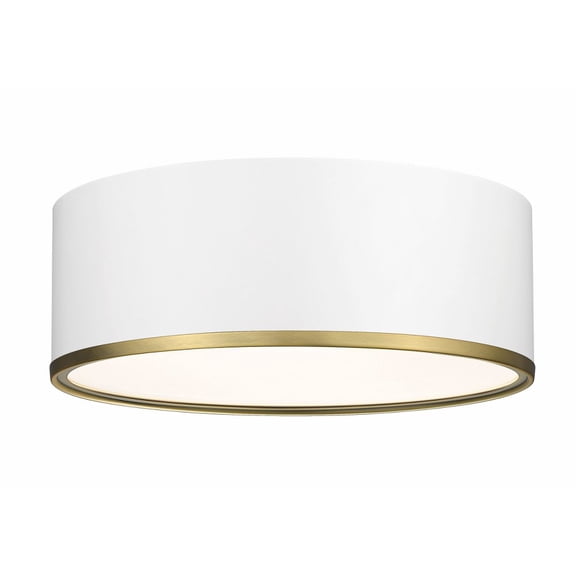 3 Light Flush Mount Z-Lite 2303F3-Mw-Rb