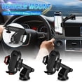 thumbnail image 1 of Soporte de Teléfono para Coche Giratorio de 360°: Ventosa con Una Sola Mano, Brazo Ajustable, Compatible con Teléfonos de 2 a 3,4 Pulgadas, Estable para Carreteras con Baches., 1 of 3