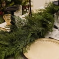 thumbnail image 4 of Qwtwty Christmas Decorations Artificial Pine Garland, Fireplace Garland for Indoor Outdoor Home Mantle Stairs Railing Table Decorations, 4 of 7