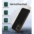 thumbnail image 4 of Compatible with Realme GT Neo 2 Case Silicone Shockproof Realme GT Neo 2 Phone Case Anti-Scratch Ultra Thin Plating TPU Cases (Realme GT Neo 2, Black), 4 of 14