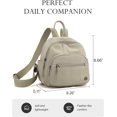 thumbnail image 5 of SPEKSEE Women Mini Lightweight Nylon Backpack, Water Resistant Casual Small Daypack Purse, Multi-Pocket Travel Backpack for Daily Commute, Shopping & Short Trip, 5 of 10