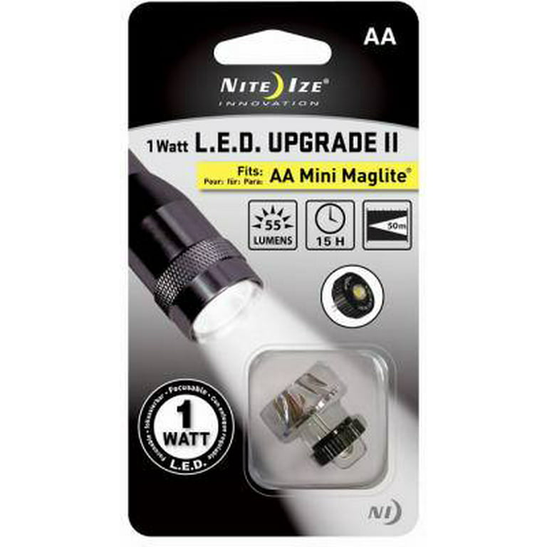 Ize LRB2-07-1W White LED Kit II for Mini Maglite, 1-Watt,Each - Walmart.com
