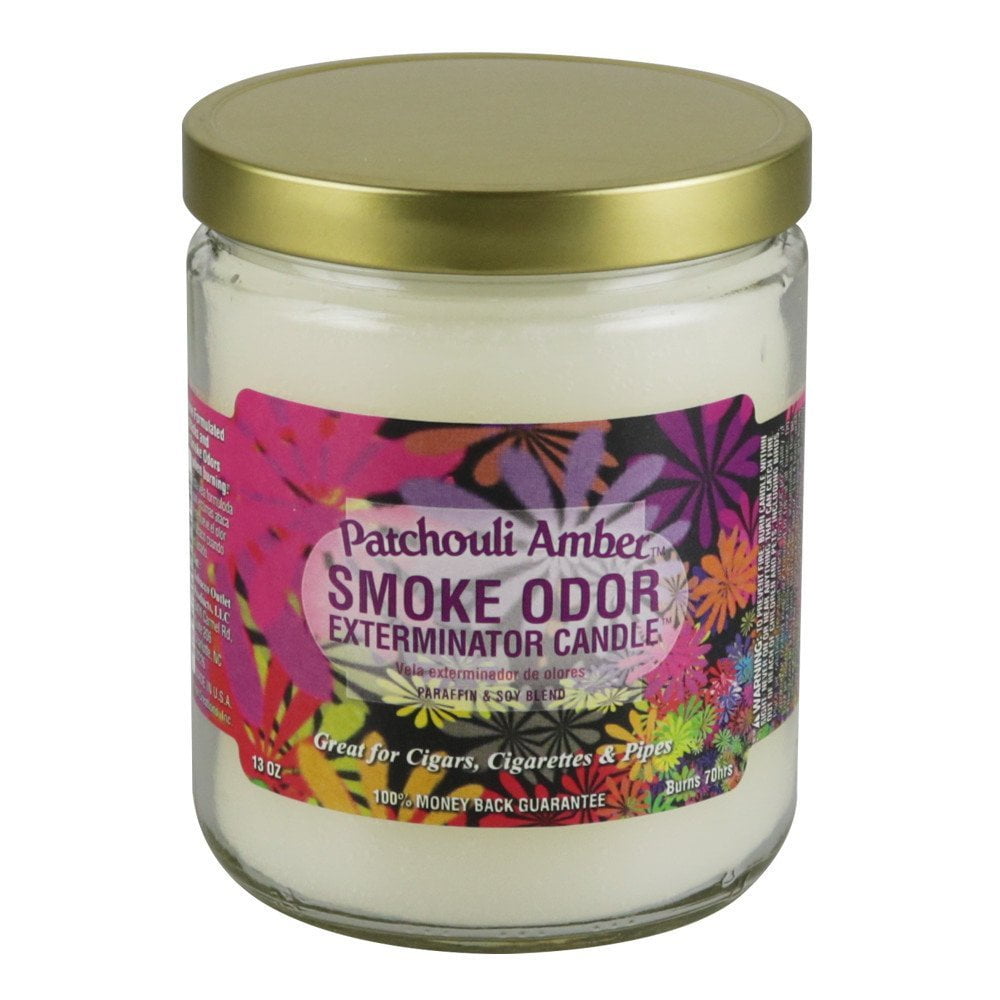Smoke Odor Exterminator 13 Oz Jar Candle Patchouli, Amber