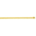 thumbnail image 2 of 14k Yellow Gold Miami Cuban Link Chain Necklace, 4mm, 26", 2 of 4