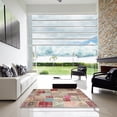thumbnail image 7 of Ahgly Company Machine Washable Indoor Rectangle Contemporary Rust Pink Area Rugs, 8' x 12', 7 of 7