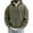 Army Green, variant on Zip Up Hoodie Men Vintage Long Sleeve Casual Fashion Hoodie, Mens Hooded Sweatshirts Pullover Streetwear Clothes for Men Young Adult Half Zip Loose Fit Plain Sweatshirt Xxl Gray