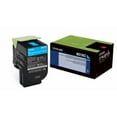 thumbnail image 1 of Lexmark 801XC Cyan Extra High Yield Return Program Toner Cartridge, 1 of 3