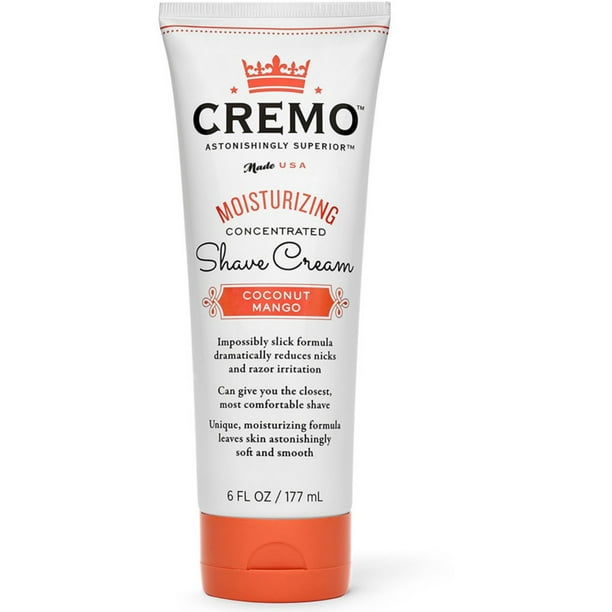 3 Pack Cremo Moisturizing Shave Cream Coconut Mango For Women 6 oz