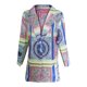 thumbnail image 5 of Abrigo de traje de chaqueta de solapa de manga larga con estampado de moda informal suelto para mujer Fridja BV0+2122, 5 of 7