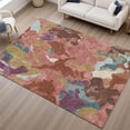 thumbnail image 6 of Addison Rugs Mayfield Premium Machine Washable Transitional Modern Pink Rectangle Rug, 9' x 12', 6 of 6