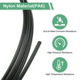 thumbnail image 2 of Uxcell Nylon Line Hose Tube, 0.1"(2.5mm) ID x 0.16"(4mm) OD PA6 Pneumatic Air Line Tubing for Fluid Transfer [10M/33FT, Black], 2 of 7