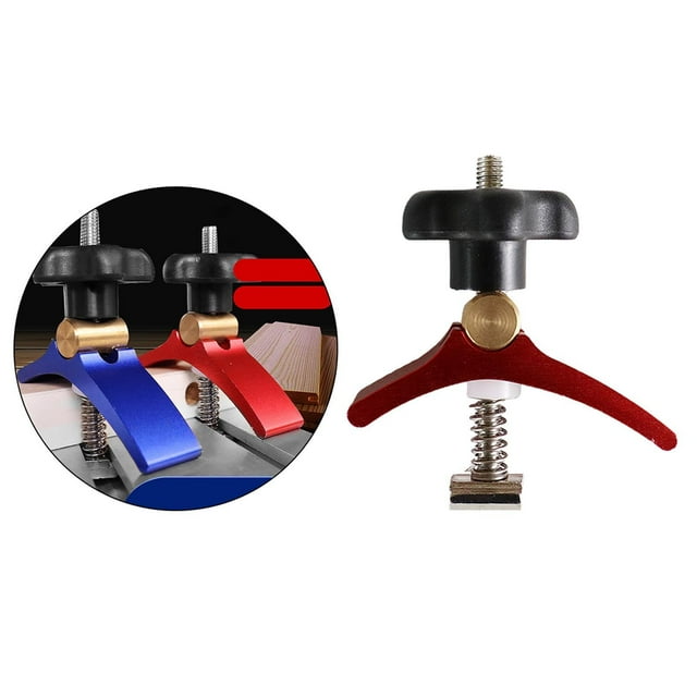 Woodworking Clamping Block CNC Machine Pressure Plate Set Miter M6 Screw T Slider 20 Red Model 20 Red