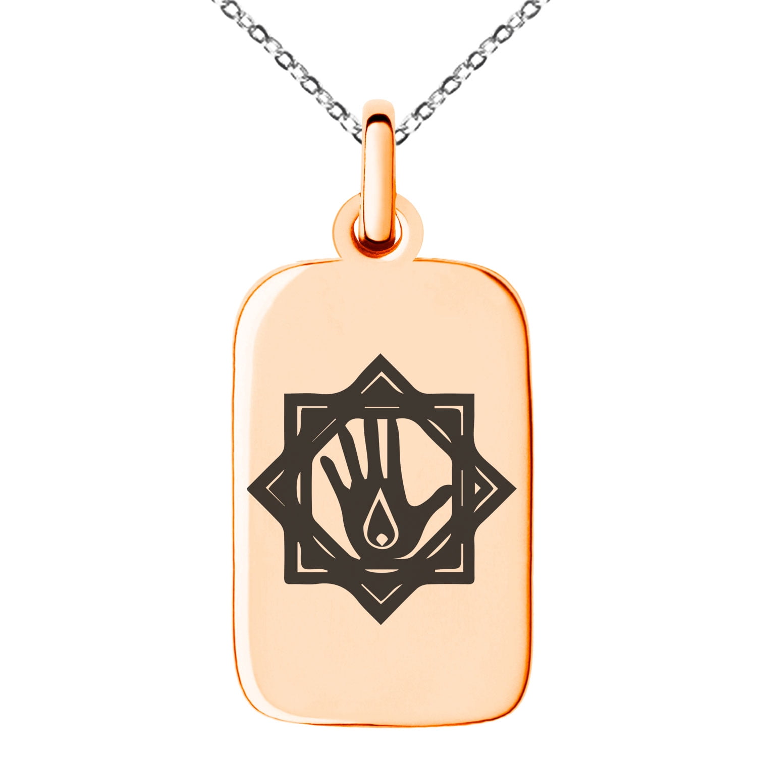 Stainless Steel Blood Magic Rune 