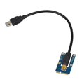 thumbnail image 2 of Usb 3.0 Mini Pci-e a Pcie Pci Express 1x a 16x Extender Riser C, 2 of 4