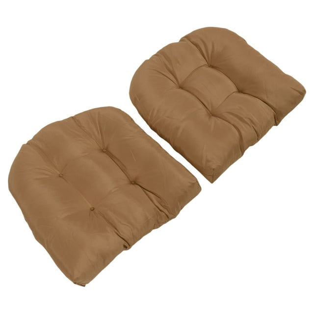 Cojines Al Aire Libre Cojines De Muebles De Patio Con Mechones Gruesos 2pcs Anti Antidabuladores Agua A Prueba De Sol Fáciles De Limpiar Almohadillas En Forma De U