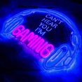 thumbnail image 2 of Y YUNHSOM Gaming Neon Sign, Dimmable Colored LED Headset Gamer Neon Light and USB Powered Headphone Lightup Game Signs for Game Zone Video Room Boy Bedroom，LED Light Up Sign for Bedroom, 2 of 7