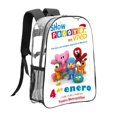 thumbnail image 1 of POCOYO Mochila transparente temática, resistente y duradera, bolsa see-through para trabajo, deporte, universidad y viaje, 31 × 43 cm, 1 of 6