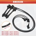thumbnail image 3 of Bobina de bujía de coche, cables de 5 mm, compatible con Lexus ES300 y Toyota Camry, No. 9091915308/9091915309 - Paquete de 3, 3 of 7