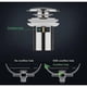 thumbnail image 5 of Desagüe para lavabo, sistema de desagüe emergente con tapón de desagüe universal para lavabo de cobre, 5 of 5