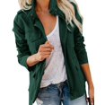 thumbnail image 1 of Sherrylily Women Military Anorak Utility Coat Casual Zip Up Lightweight Jacket with Pockets, 1 of 6