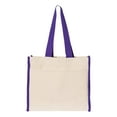 thumbnail image 2 of Q-Tees 14L Tote with Contrast-Color Handles, 2 of 2