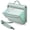 Green, variant on MoKo Zipper Binder, 2 Inch 500 Sheet Capacity Binder Organizer with Shoulder Strap, Mint Green