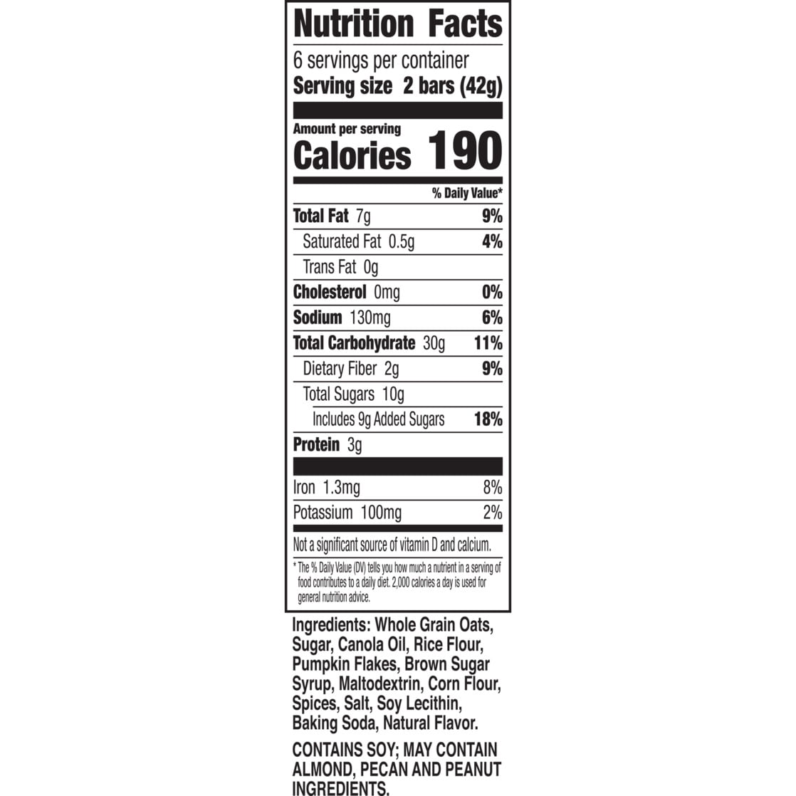 Nature Valley Crunchy Granola Bars, Pumpkin Spice, Limited Edition Flavor, 12 Bars, 8.94 oz (6 Pouches)