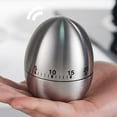 thumbnail image 5 of Creative egg shaped mechanical timer,  Mechanical Rotating Alarm 60 Minutes Count Down Timer for Cooking Learning，providing precise protection for kitchen time, 5 of 10