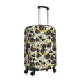 thumbnail image 3 of Fotbe Happy Skeleton Luggage Cover Protector,Suitcase Protector,Scratch and Dirt Resistant,Fits 18-32 Inch Luggage-Medium, 3 of 9