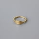 thumbnail image 1 of Anillo de combinación de diamantes a cuadros con tótem retro para mujer, anillo de acero de titanio con revestimiento de oro de 18 quilates, protección de color, 1 of 5