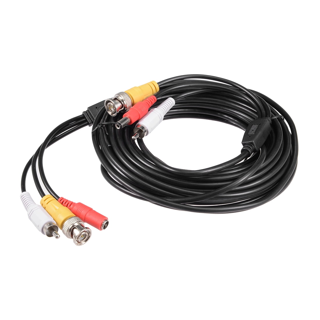 10M Black BNC RCA DC Video Power Extension Wire Cable for Security