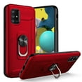 thumbnail image 3 of For Apple iPhone 12 Mini (5.4") Armor Hybrid Dual Layer 2in1 Military-Grade with 360° Rotating Metal Ring Holder Kickstand Cover ,Xpm Phone Case [Red], 3 of 8