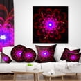thumbnail image 4 of Designart 16" x 16" Red Polyester Throw Pillow, 4 of 5