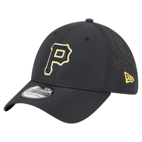 Men's New Era  Black Pittsburgh Pirates Night 39THIRTY Flex Hat