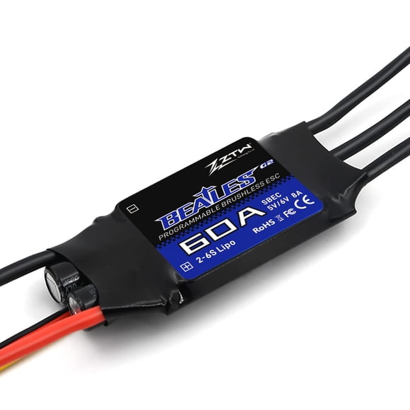 ESC ZTW Beatles G2 60A 2-6S 5V/6V 8A SBEC