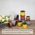 thumbnail image 6 of Silicone Wire 20AWG 20 Gauge Flexible Tinned Copper Standard High-Temperature Hookup Wire Yellow 15m/49.2ft, 6 of 6