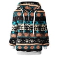 thumbnail image 7 of LEAVINGSUO Blouse for Women Long Sleeve Tops Womens Fleece Sweatshirts with Pockets Sweatshirts Athletic Hoodies Pullover Outwear, 7 of 7