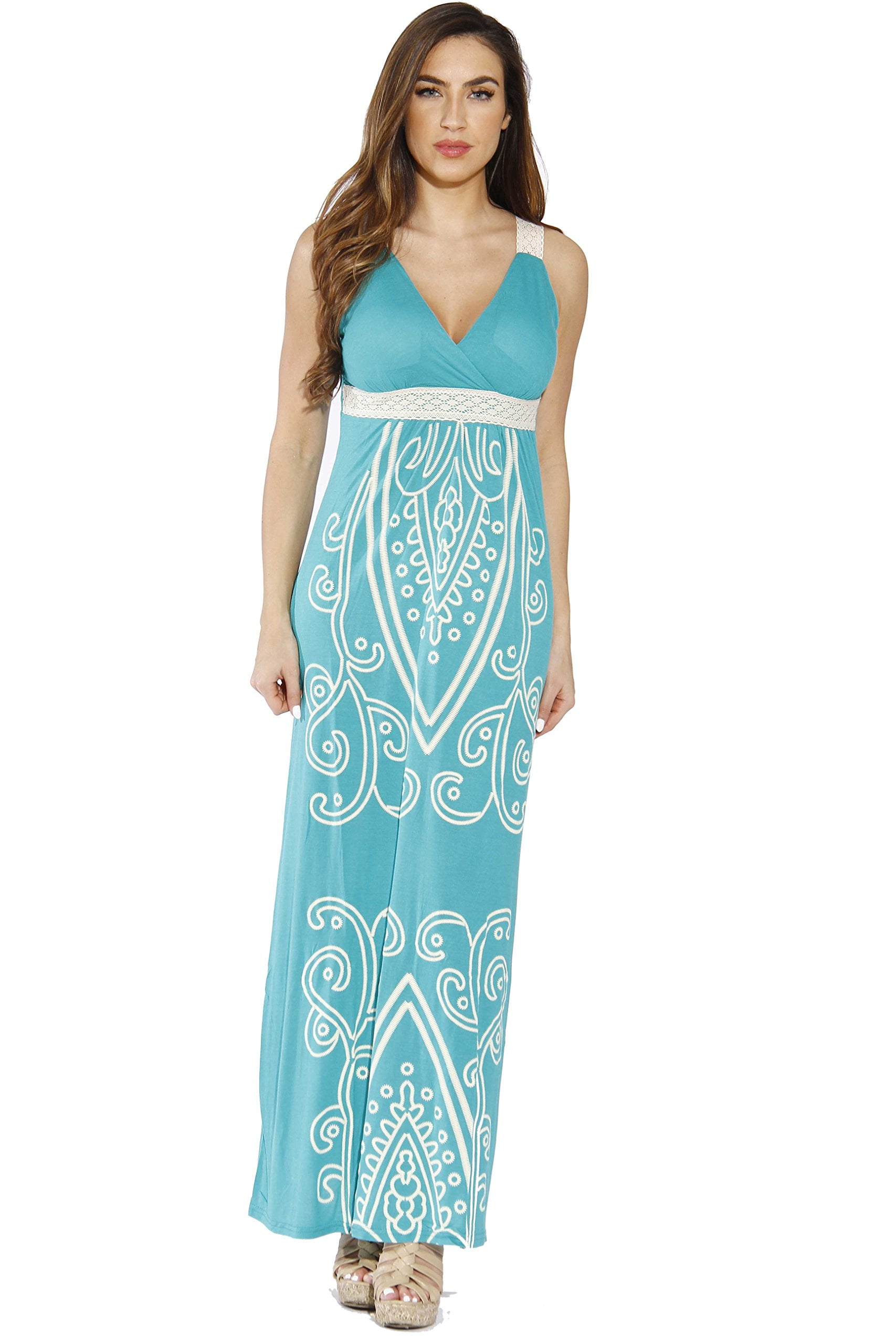 Georgio Puff Sleeves Maxi Dress in Green
