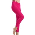 thumbnail image 5 of Biekopu Women Yoga Pants Solid Color Bandage Ruched Tummy Control Workout Leggings for Fitness Sport Running Pants Activewear, 5 of 9