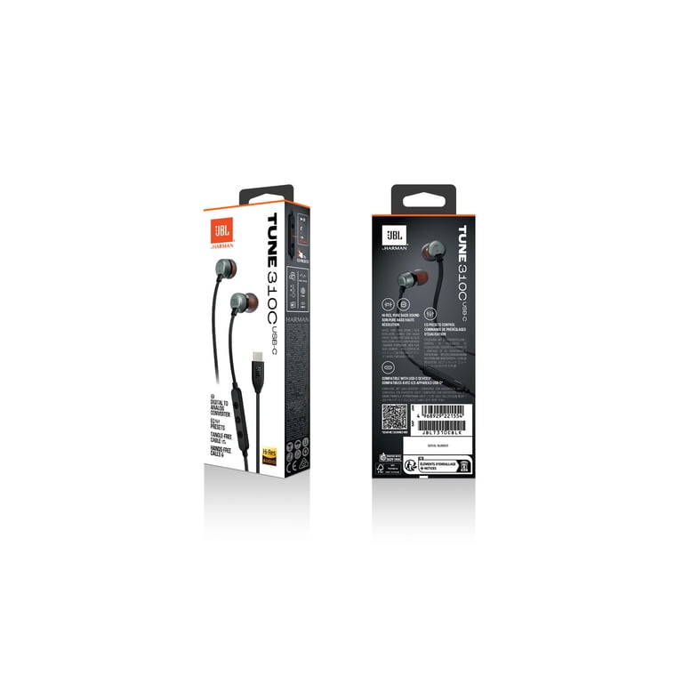 JBL Tune 310C USB - In-ear headphones with Hi-Res Audio support