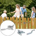 thumbnail image 4 of Cerradura de puerta automática, pestillo deslizante universal, accesorios de Hardware para puerta, pestillo de puerta para uso en exteriores como pestillo con tornillos, 4 of 5
