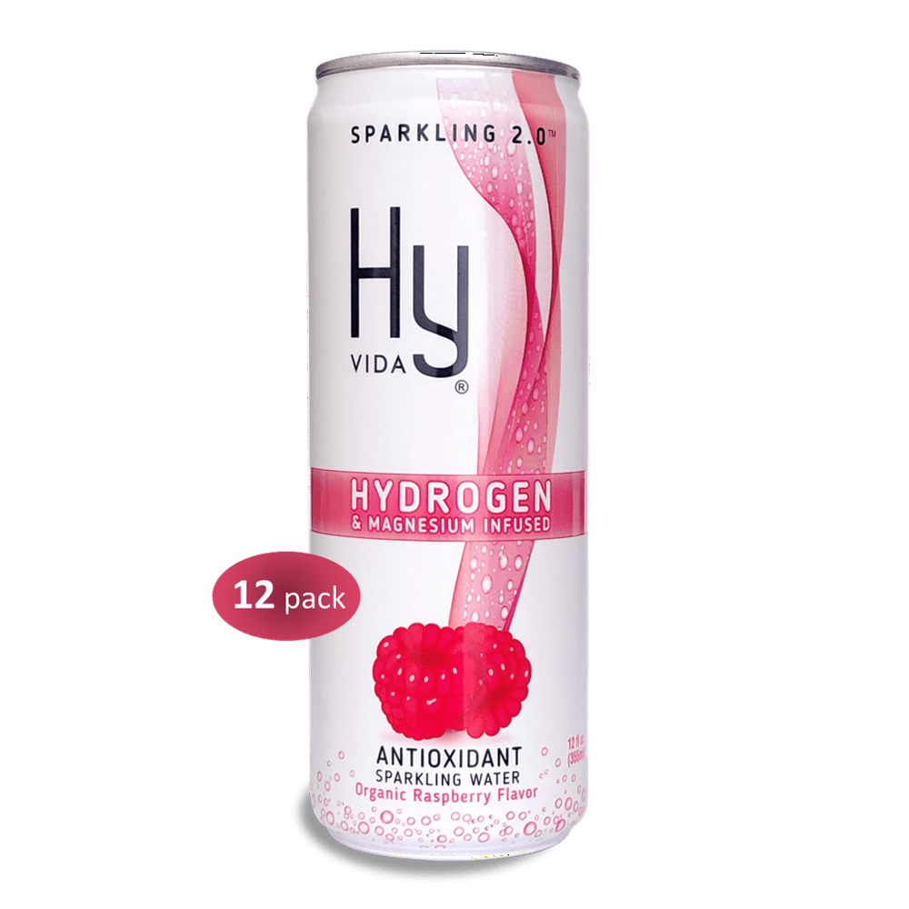 HyVIDA Raspberry Hydrogen & Magnesium Infused Sparkling Water Walmart
