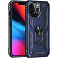 thumbnail image 2 of Compatible with iPhone 13 Pro Case Heavy Duty Rugged Full Body Scratch Proof Shockproof Screen Camera Protection Built-in 360 Ring Kickstand Cover Blue, 2 of 16