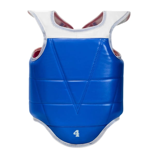 Protector de pecho de karate, almohadilla de protección de PU EVA, protector corporal de taekwondo y boxeo, chaleco reversible para golpes fuertes y SG
