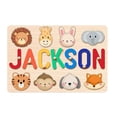 thumbnail image 1 of Children's Personalized Name Puzzle Wooden Educational Toy Birthday Gift, 1 of 5