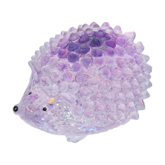 Squishies Hedgehog Toy, Glitter Hedgehog Sugar Squishy Fidget Toys, Stress Relief Toy for Adults, Super Soft Sensory Stress Ball Squeeze Toys for Everyone Anxiety Relief
